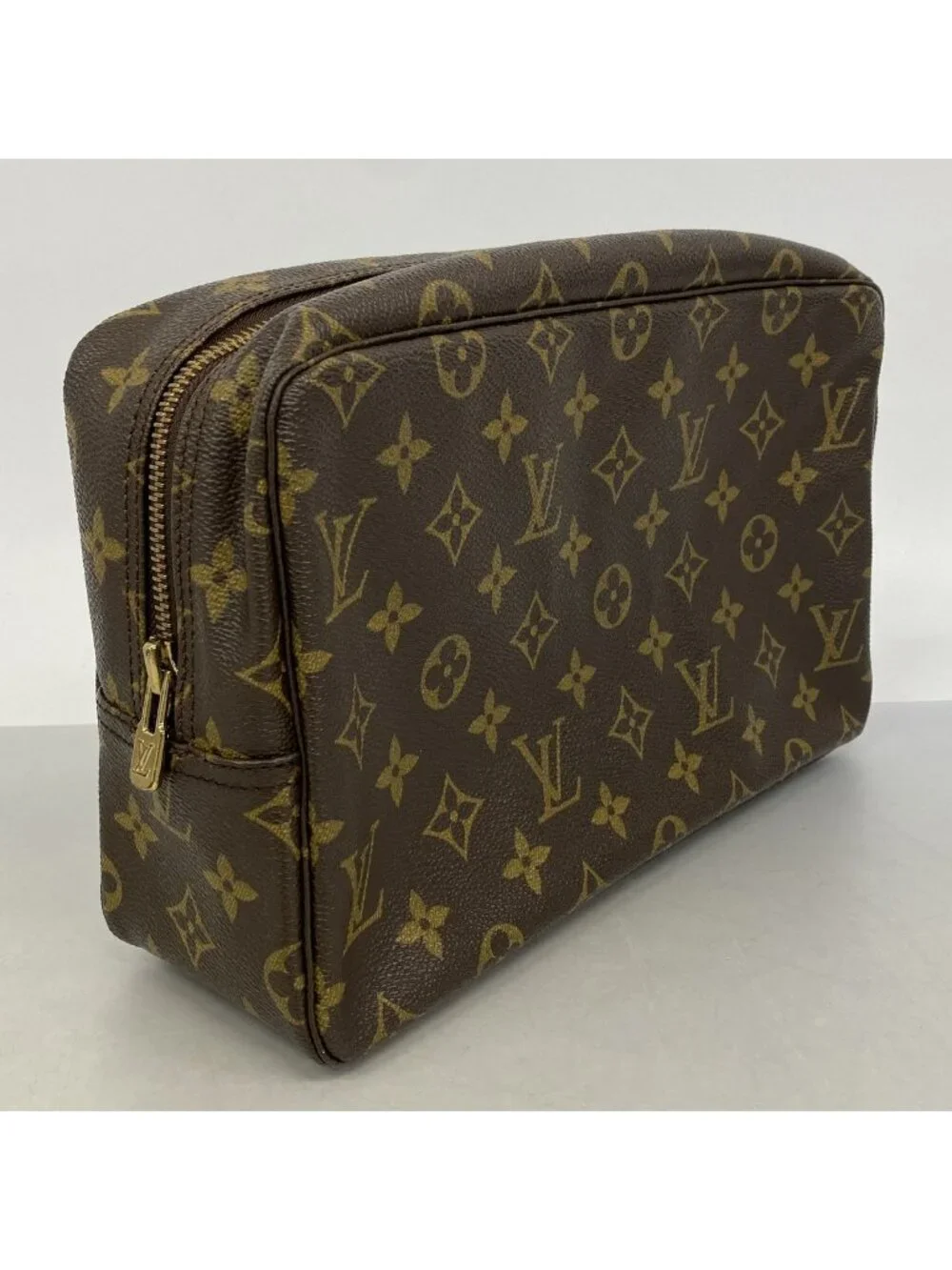 Louis Vuitton Pouch Monogram Trousse Toilet 28 Brown